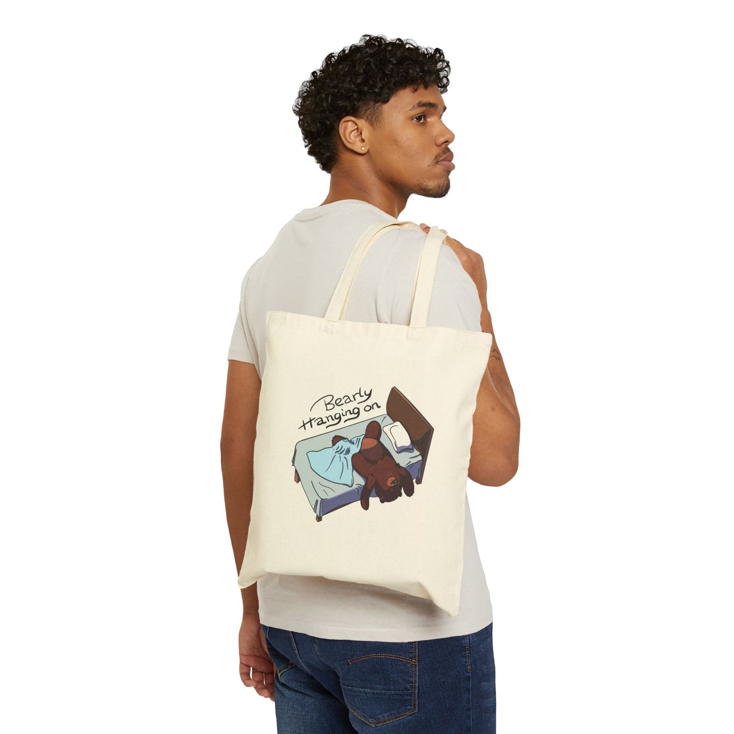 Bearly Hanging On Tote